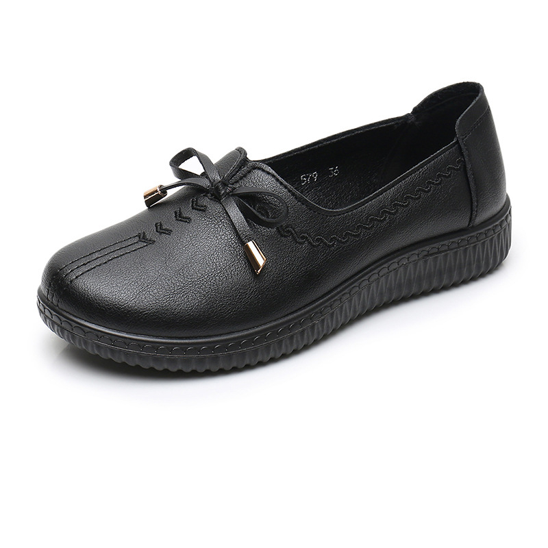 Γυναικεία αναπνεύσιμα loafers με επίπεδη σόλα, casual αντιολισθητικά με ελαστικό ιμάντα για άνοιξη και φθινόπωρο