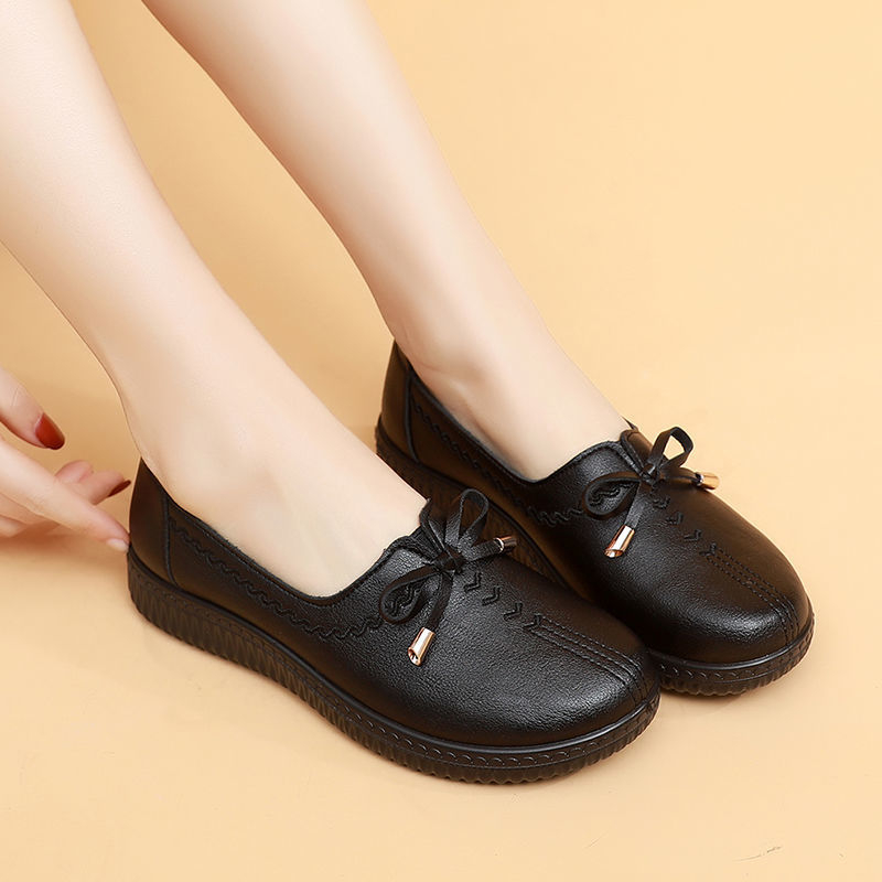 Γυναικεία αναπνεύσιμα loafers με επίπεδη σόλα, casual αντιολισθητικά με ελαστικό ιμάντα για άνοιξη και φθινόπωρο