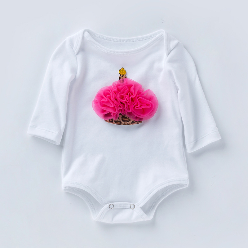 Salopetă de bebeluți cu mâneci lungi din bumbac de înaltă calitate, 0-2 ani, costum unic primăvară-toamnă
