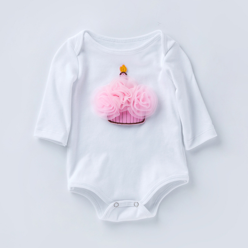 Salopetă de bebeluți cu mâneci lungi din bumbac de înaltă calitate, 0-2 ani, costum unic primăvară-toamnă