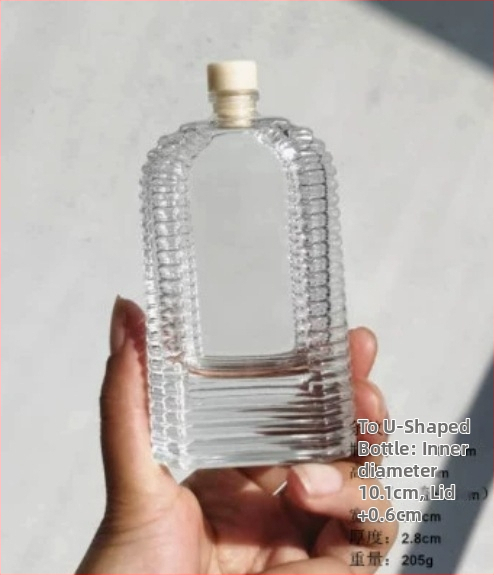 100 ml priehľadná plochá štvorcová sklenená fľaša s malým hrdlom na liehoviny, aromaterapiu, náplne do parfumov, kávu a nápoje, prázdna dekoratívna fľaša