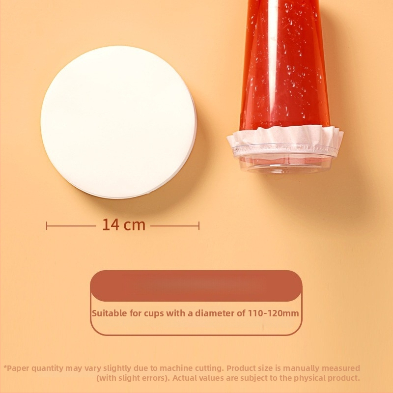 Jednorazový tesniaci papier proti úniku pre poháre s priemerom 98 mm a 90 mm