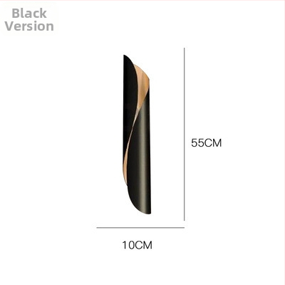Severská minimalistická postmoderná nástenná lampa s kreatívnym umeleckým dizajnom do spálne a obývačky