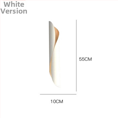 Severská minimalistická postmoderná nástenná lampa s kreatívnym umeleckým dizajnom do spálne a obývačky