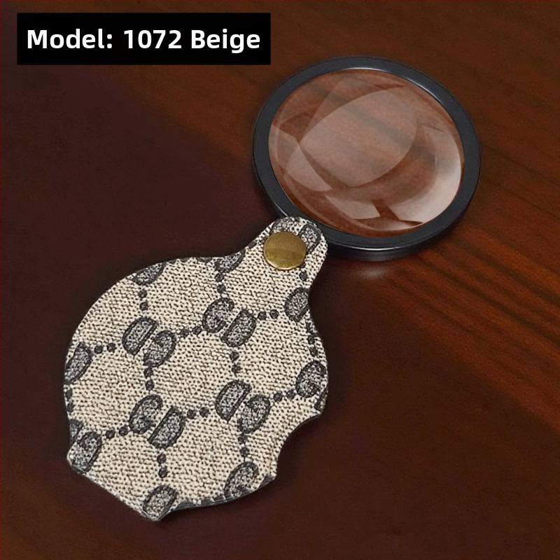 Skladacia prenosná lupa, 10x, objektív 70 mm, pre seniorov, s kľúčenkou a šnúrkou (1072)