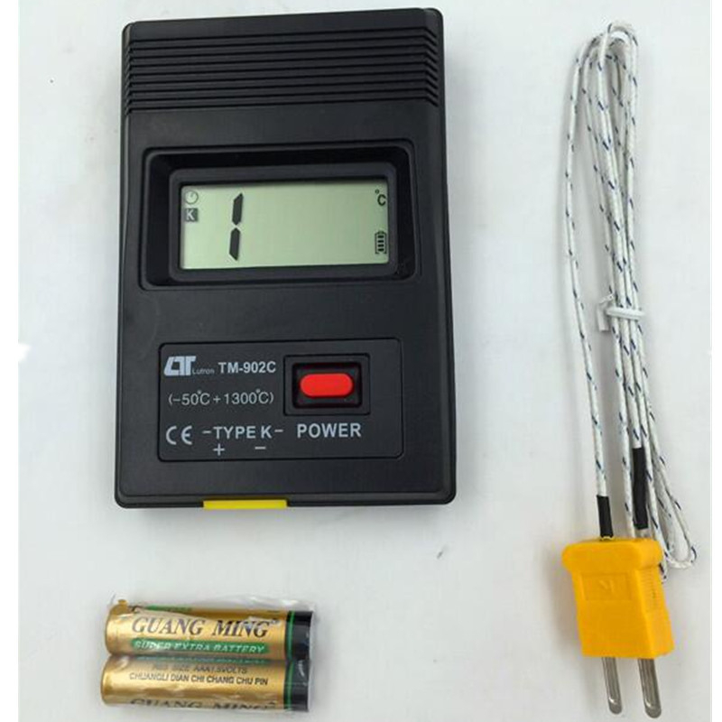 TM-902C Brzi termometar s termoparom, prijenosni elektronički termometar s ugrađenom žicom, -50 do 1300 °C
