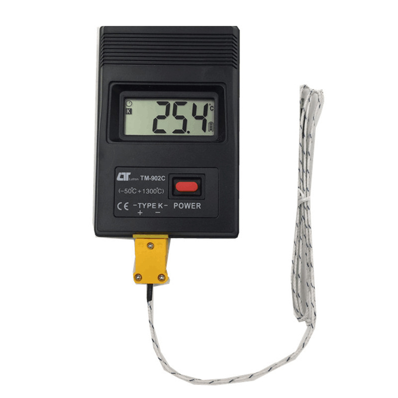 TM-902C Brzi termometar s termoparom, prijenosni elektronički termometar s ugrađenom žicom, -50 do 1300 °C