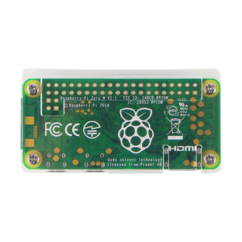 Ακρυλική θήκη για Raspberry Pi Zero W/WH με ψύκτρα, σε τρία χρώματα
