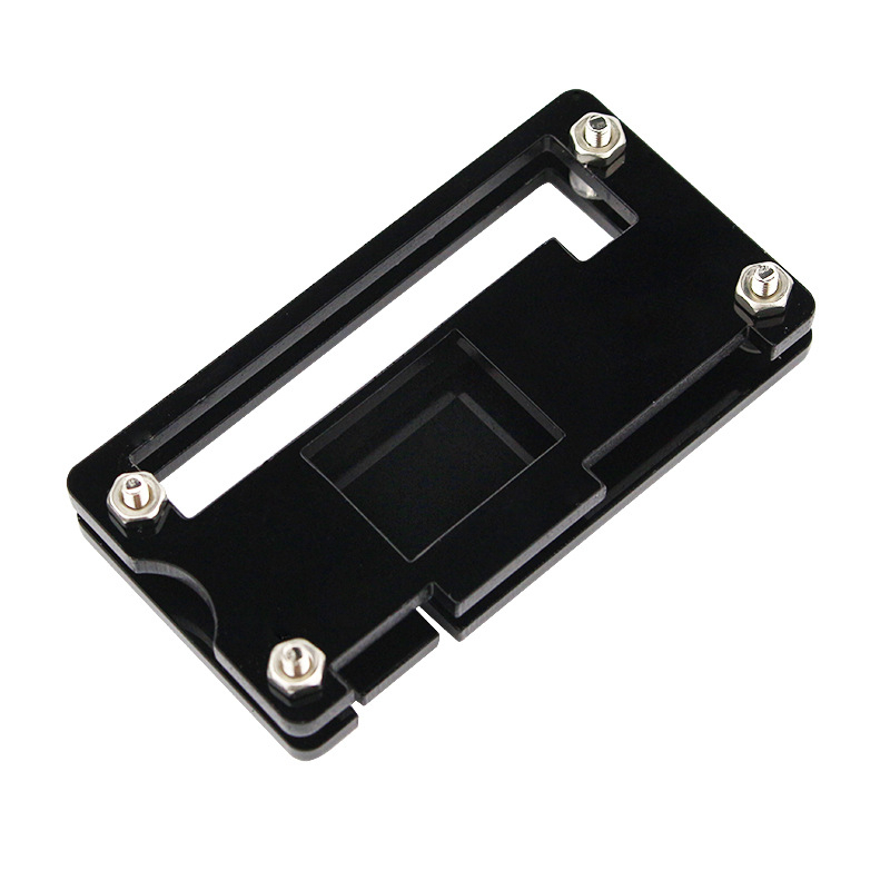 Ακρυλική θήκη για Raspberry Pi Zero W/WH με ψύκτρα, σε τρία χρώματα