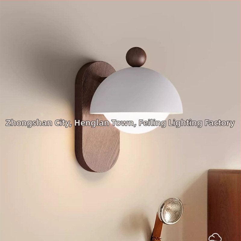 Moderná minimalistická nástenná lampa v retro wabi-sabi štýle do spálne, na stenu za posteľ, do obývačky, pracovne a na chodbu, v bielej a čiernej farbe.