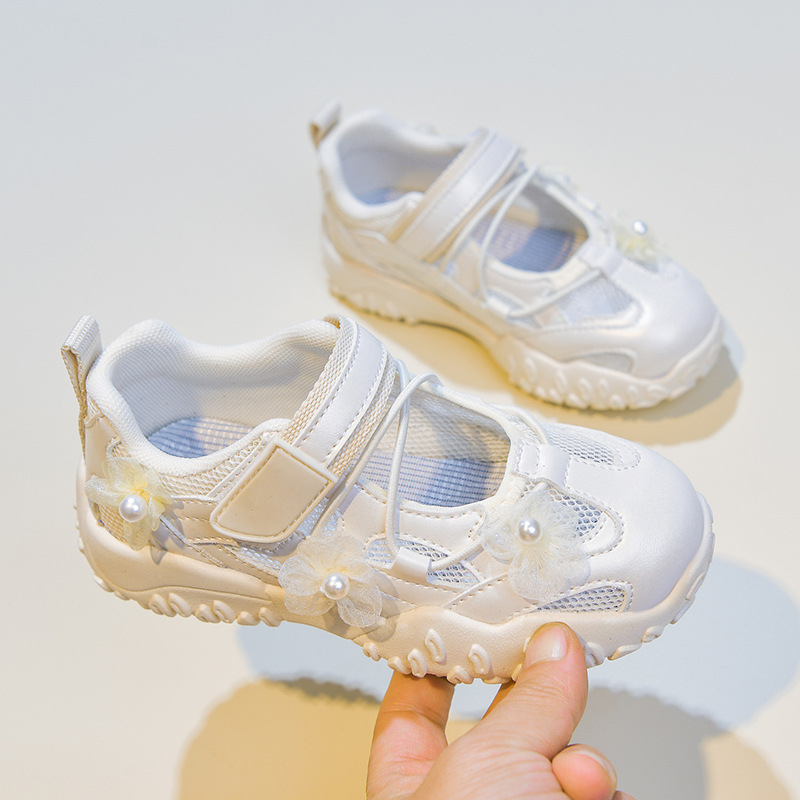 Αθλητικά παπούτσια κοριτσιών, καλοκαίρι 2026, αναπνεύσιμο διχτυωτό πάνω μέρος, αντιολισθητική σόλα