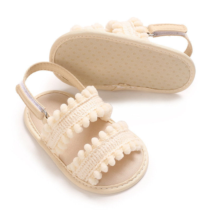 Σανδάλια για κοριτσάκι με ανοιχτό δάχτυλο, μία λουρί, μαλακή σόλα, καλοκαιρινά παραλιακά παπούτσια