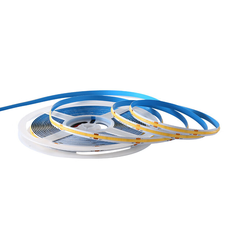 COB LED λωρίδα, 12V χαμηλή τάση, υψηλό CRI, αυτοκόλλητη, υπερ-λεπτός αλουμινένιος αγωγός, ευέλικτη γραμμική φωτιστική λωρίδα