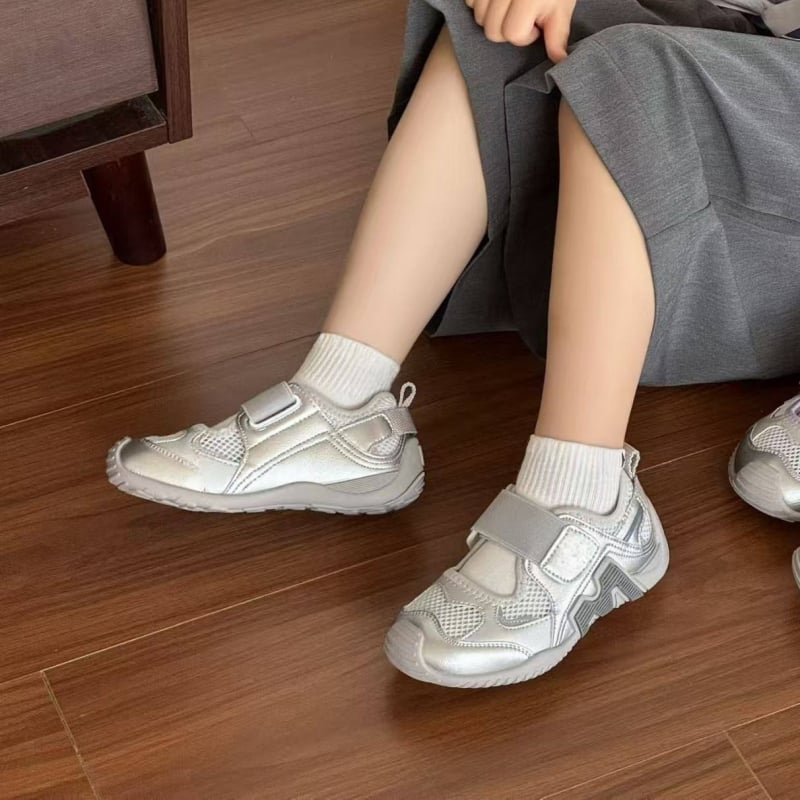 Παιδικά διαπνέοντα σανδάλια με δίχτυ, Velcro, καλοκαίρι, ελαφριά, αντιολισθητική σόλα, unisex