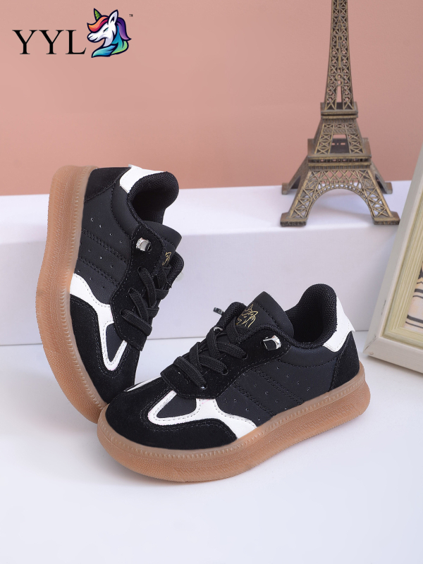 Pantofi sport pentru copii cu talpă plată, comozi, unisex, pentru activități în aer liber și antrenament zilnic