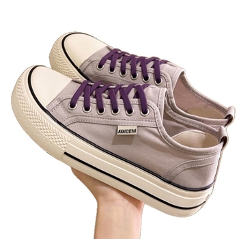 Fűző nélküli vászoncipő nőknek, nyárra, sokoldalú kényelmes casual sneakers diákoknak