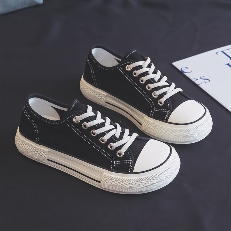 Fűző nélküli vászoncipő nőknek, nyárra, sokoldalú kényelmes casual sneakers diákoknak
