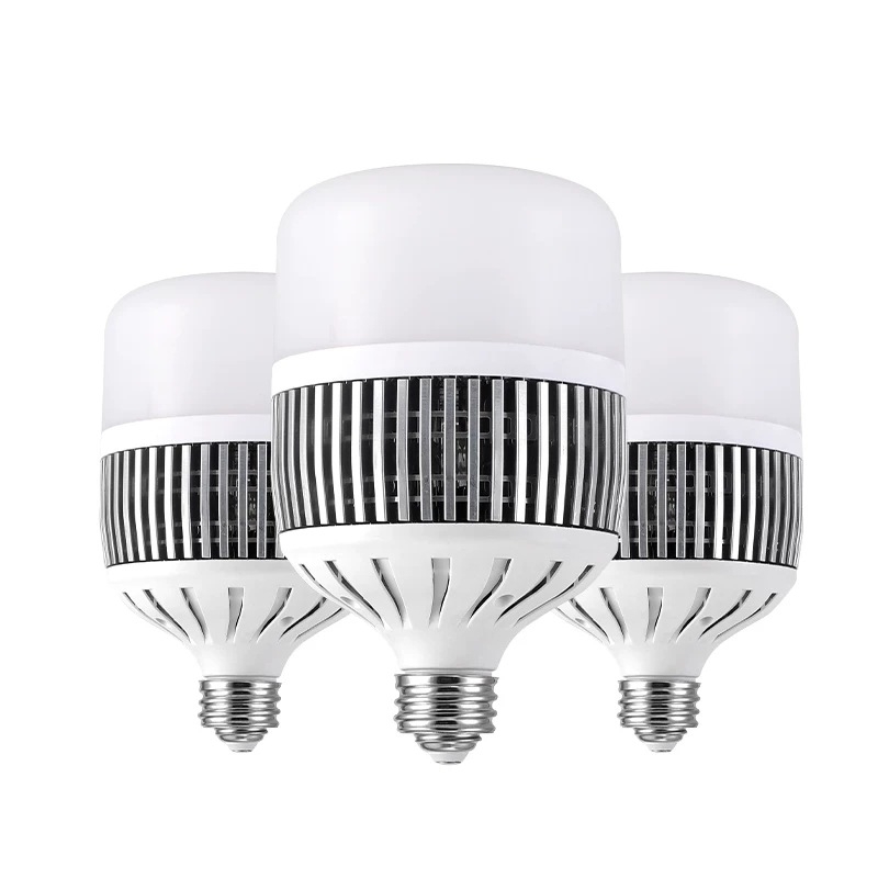 LED λαμπτήρας με βάση E27, με ψύκτες, εξοικονόμηση ενέργειας, 100W/150W/200W, αλουμινένιο σώμα, δέσμη 360°, IP42