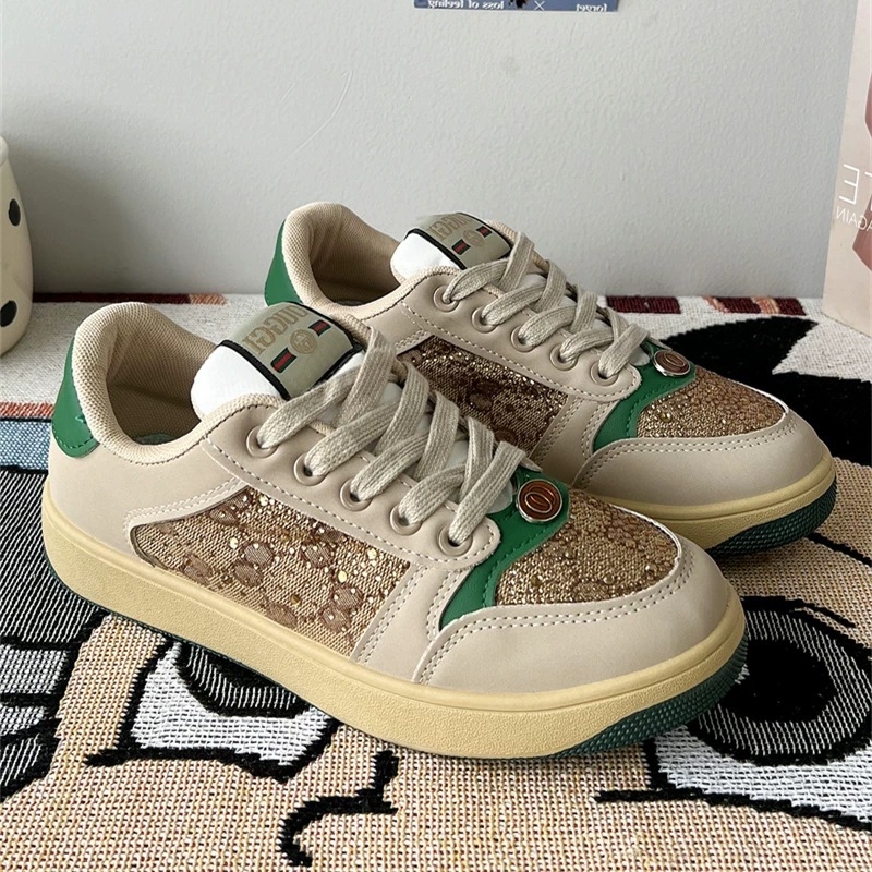 Dexun καμβά sneakers με κρύσταλλα, αναπνεύσιμα, για άνοιξη-καλοκαίρι, unisex, στυλ Χονγκ Κονγκ, 2025 νέα μόδα
