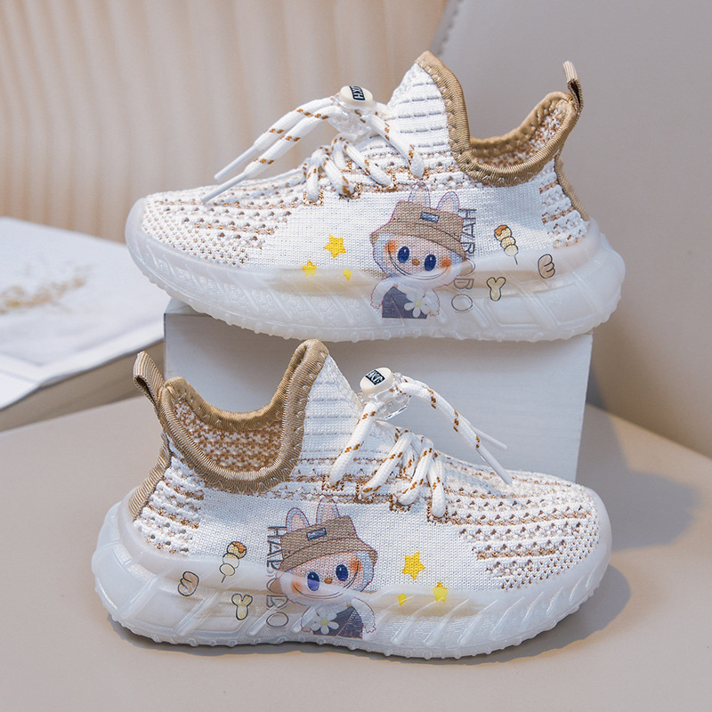 Μοντέλο 2026 για κοριτσάκια — cartoon sneakers, casual mesh παπούτσια για άνοιξη, στυλ πριγκίπισσας