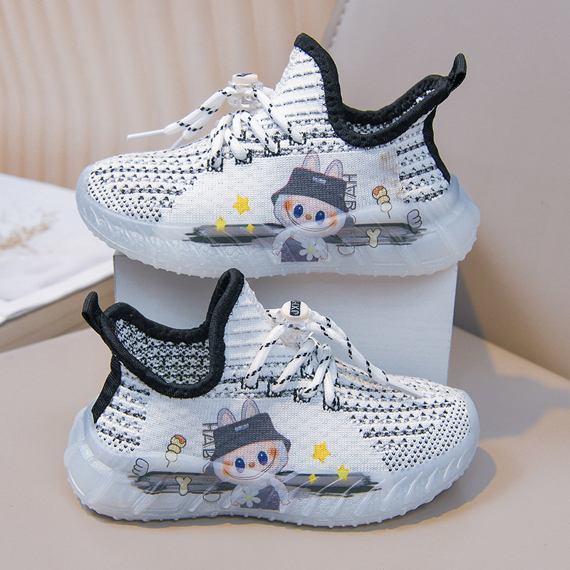 Μοντέλο 2026 για κοριτσάκια — cartoon sneakers, casual mesh παπούτσια για άνοιξη, στυλ πριγκίπισσας