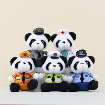 Λούτρινο κρεμαστό Panda Τροχαίας για Τσάντες