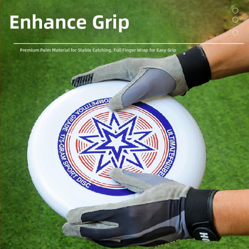 Unisex rukavice za frisbee - velur, protuklizne, otporne na habanje, brzo sušeće, prozračne za outdoor trening i vožnju biciklom