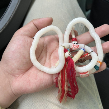 Στοιχείο DIY κοσμήματος με χάντρες Bodhi, Bodhi με αστέρια και φεγγάρι, μοτίβο κέρατο ελαφιού — βασιλιάς της χαράς, χαμογελαστός κλόουν, μενταγιόν κεφαλής Βούδα τριών συνδέσεων, διαγώνιος συνδετήρας από χάντρες