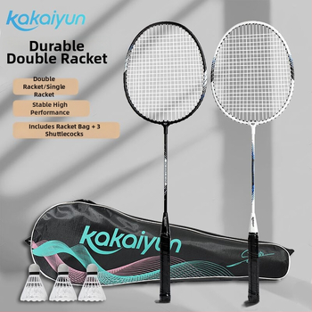 Sada bedmintonových rakiet Kakaiyun pre začiatočníkov a dospelých, balenie 2 rakiet