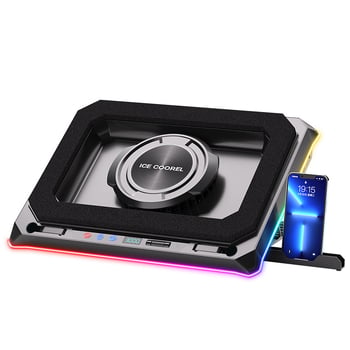 A8 nosač za hlađenje laptopa s RGB osvjetljenjem, tihim hlađenjem