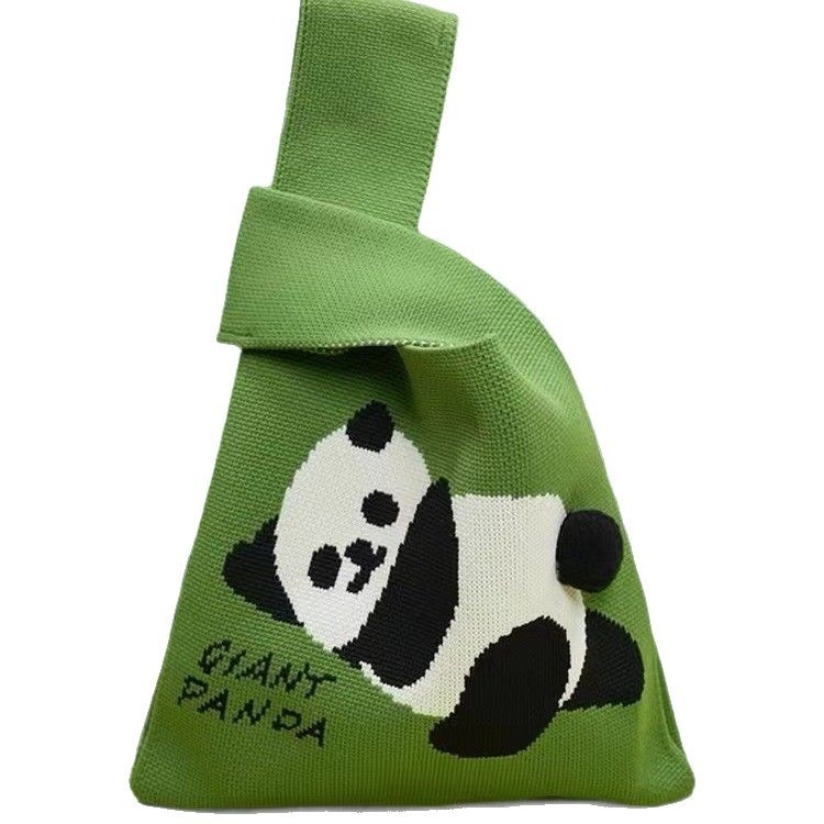 2026 Panda πλεκτή τσάντα ώμου με ρυζο-dumplings και αλατισμένα αυγά πάπιας – αναμνηστικό δώρο κουτί για το Φεστιβάλ των Δράκων