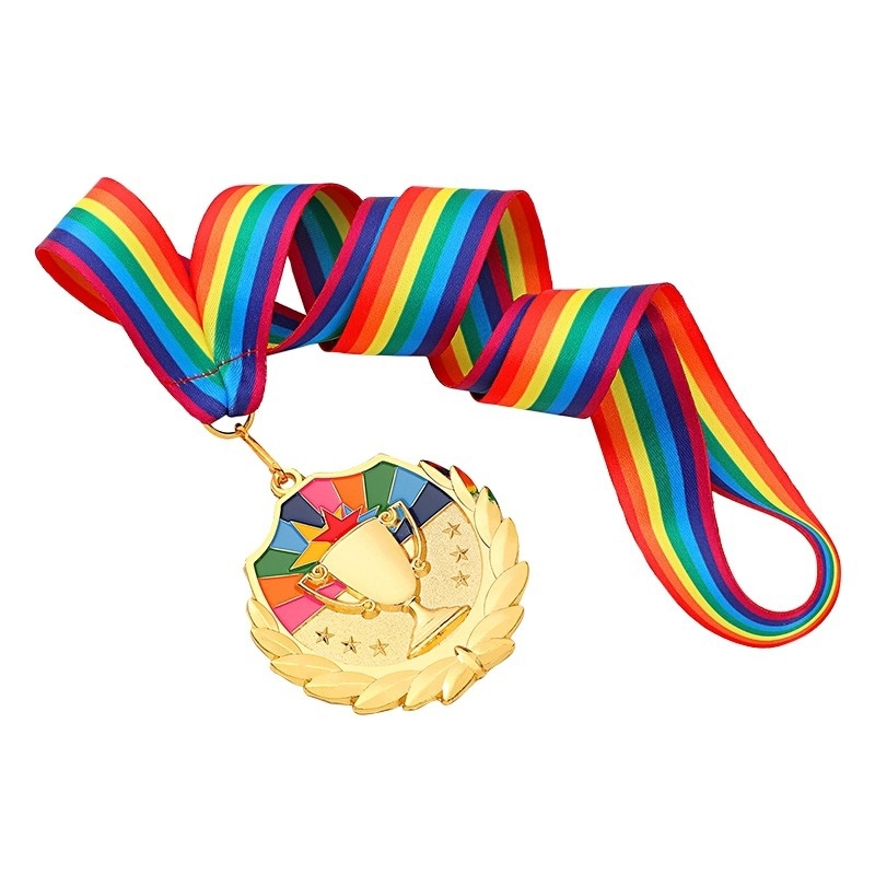 Gyerekeknek szóló maratoni medalok – arany, ezüst és réz – emlékérmék