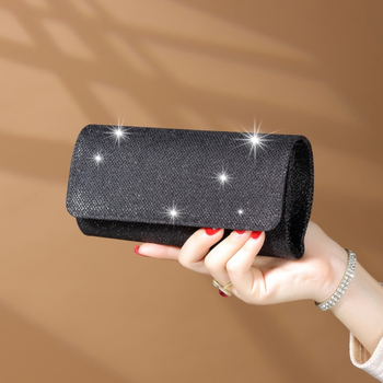 PVC μίνι τσάντα clutch με αλυσίδα – λαμπερή βραδινή τσάντα για πάρτι