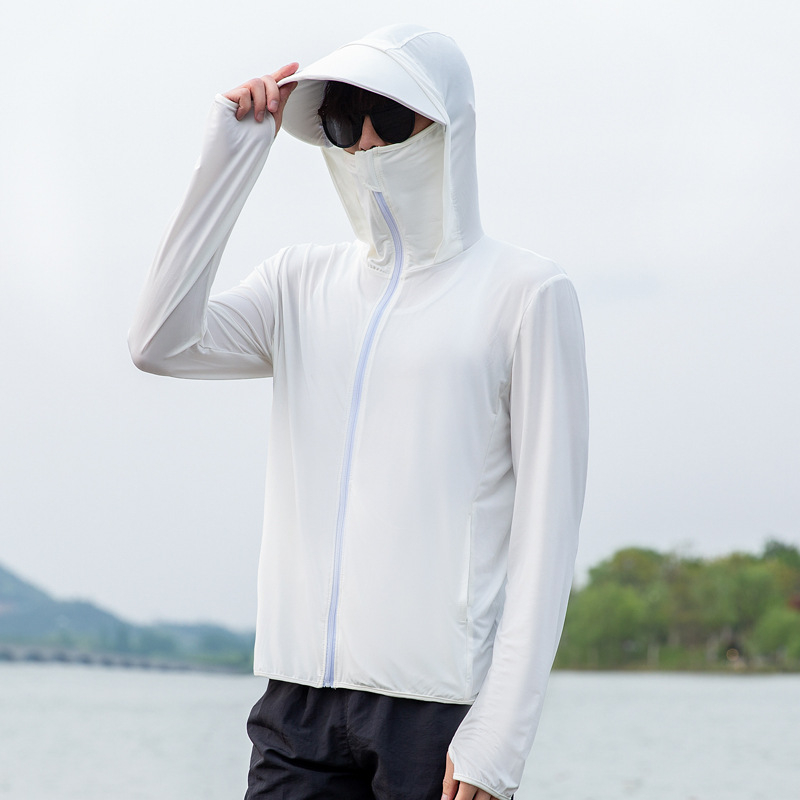 Μπουφάν Ice Silk με UV προστασία, υπερλεπτό και δροσερό για καλοκαίρι σε εξωτερικούς χώρους