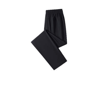 Ανδρικά casual παντελόνια από Ice Silk, ελαφριά για άνοιξη–καλοκαίρι, διαπνέοντα, γρήγορο στέγνωμα, ίσια γραμμή