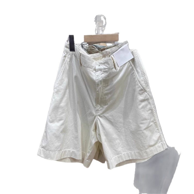 Youjia unisex άνετα σορτς και παντελόνια, γαλακτώδες λευκό, άνοιξη-καλοκαίρι 470619