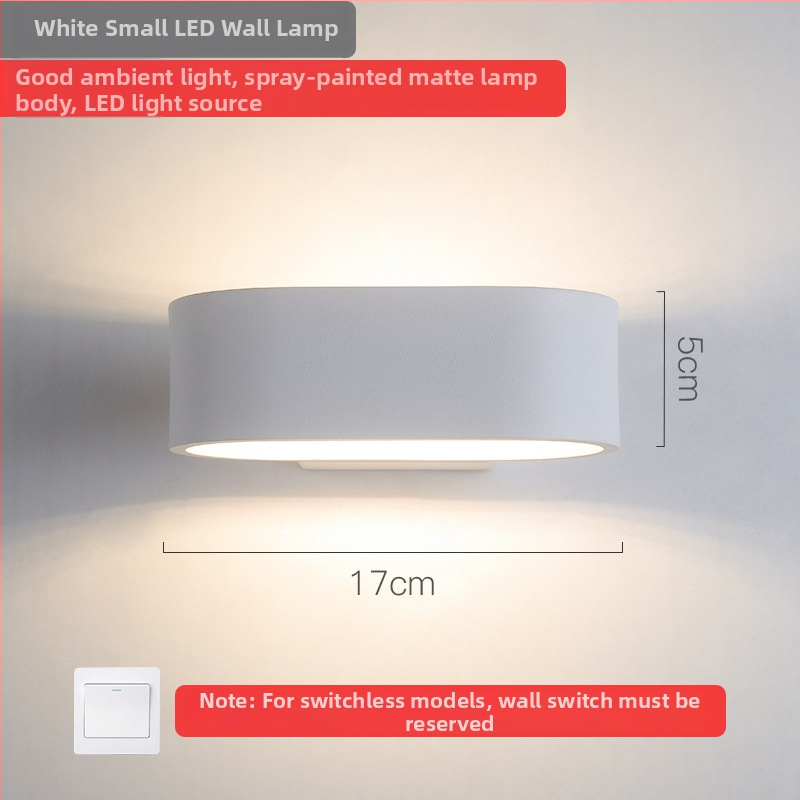 Severská minimalistická nástenná lampa do spálne, obývačky, chodby, pracovne a vstupu