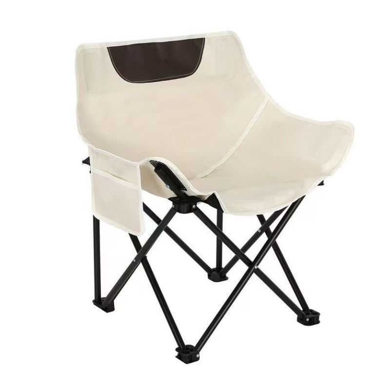 Moon Chair με χαμηλή πλάτη για πικνίκ και κάμπινγκ, φορητή αναδιπλούμενη καρέκλα εξωτερικού χώρου