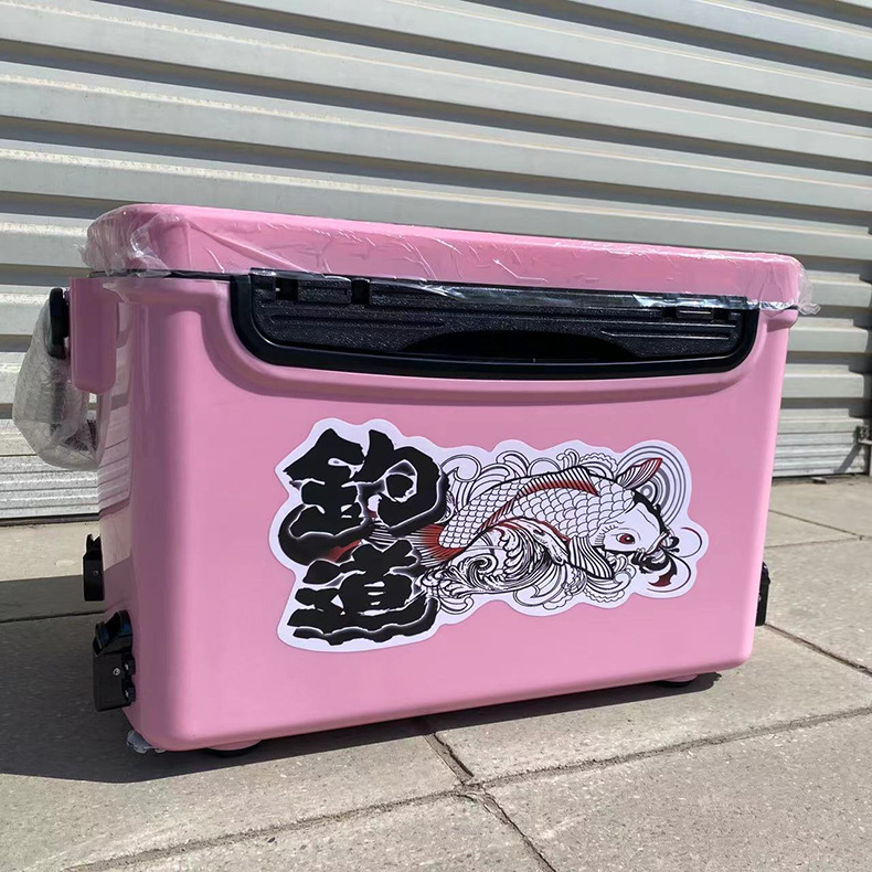 Cutie de pescuit de 29 L cu set complet de accesorii, platformă pentru momeli, picioare reglabile, cutie de pescuit cu șezut, robustă pentru pescuit în aer liber