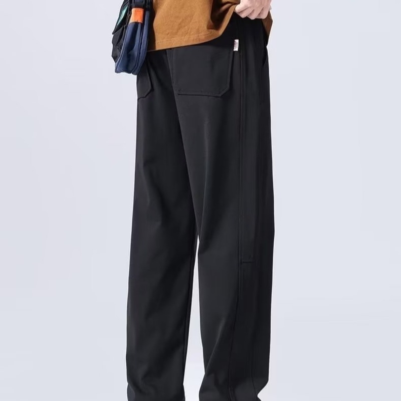 Ανδρικά casual παντελόνια Ice-Silk με γρήγορο στέγνωμα, καλοκαιρινή άνεση, χαλαρή γραμμή και ίσιο πόδι, νέο μοντέρνο στυλ για νέους