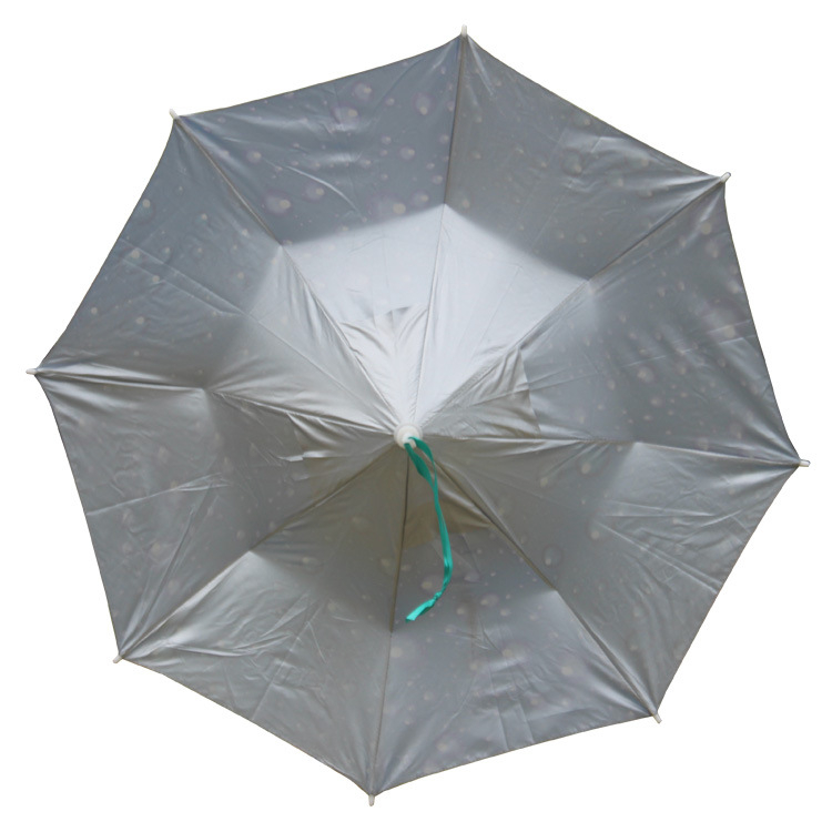 Umbrelă de cap pliabilă, protecție solară pentru munca în aer liber, imprimare logo, umbrelă publicitară pentru pescuit, cadru din oțel cu 8 brațe