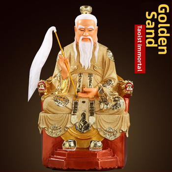 Socha Taishang Laojun – maľovaná morálna Tianzun, domáca živicová figúrka