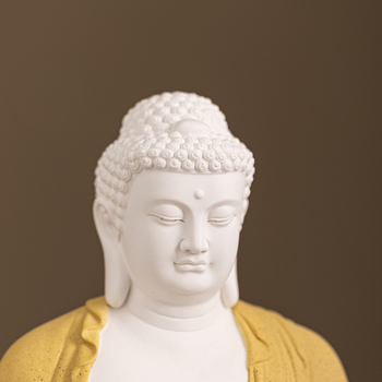 Κεραμικό άγαλμα Βούδα με Sakyamuni, Vairocana και Amitabha για οικιακό ιερό