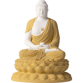 Κεραμικό άγαλμα Βούδα με Sakyamuni, Vairocana και Amitabha για οικιακό ιερό