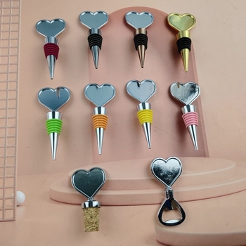 Δημιουργικό DIY πώμα κρασιού σε σχήμα καρδιάς, μονό- ή διπλής όψης, με σταγόνα εποξειδικής ρητίνης, δυνατότητα προσθήκης λογότυπου