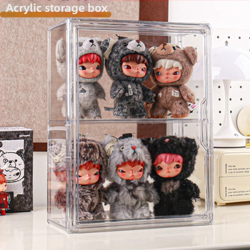 Vitrína na figúrky Hirono Blind Box s krytom proti prachu
