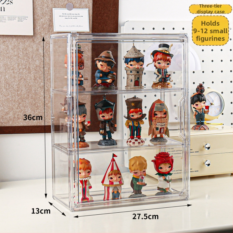 Vitrína na figúrky Hirono Blind Box s krytom proti prachu