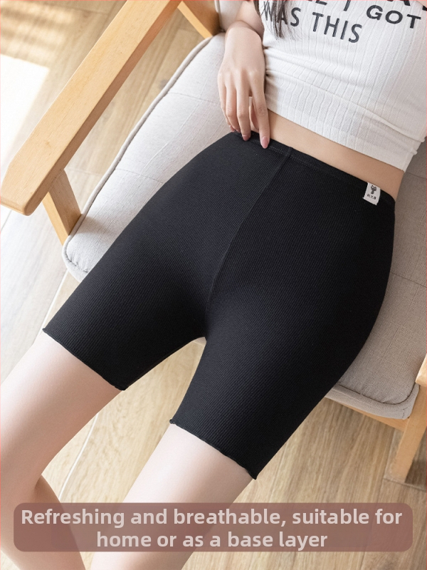 Dámske bezpečnostné šortky z modalu – letné, ľahké 3/4 dĺžky, nepriehľadné, slim strih, plus size