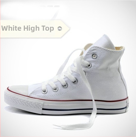 Klasické plátené topánky, unisex, veľkosť 45–46, čierne, vysoké aj nízke, Meiqi