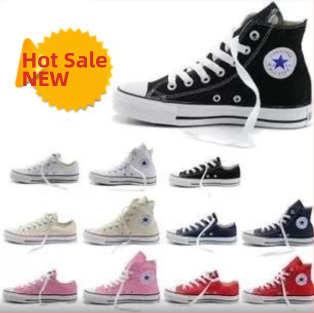 Klasické plátené topánky, unisex, veľkosť 45–46, čierne, vysoké aj nízke, Meiqi